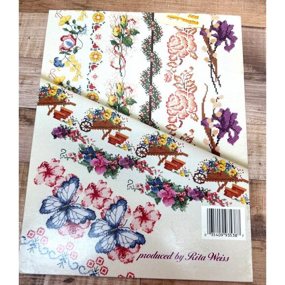 Cross Stitch Floral Borders Pattern Book By Sam Hawkins - Picture 2 of 3